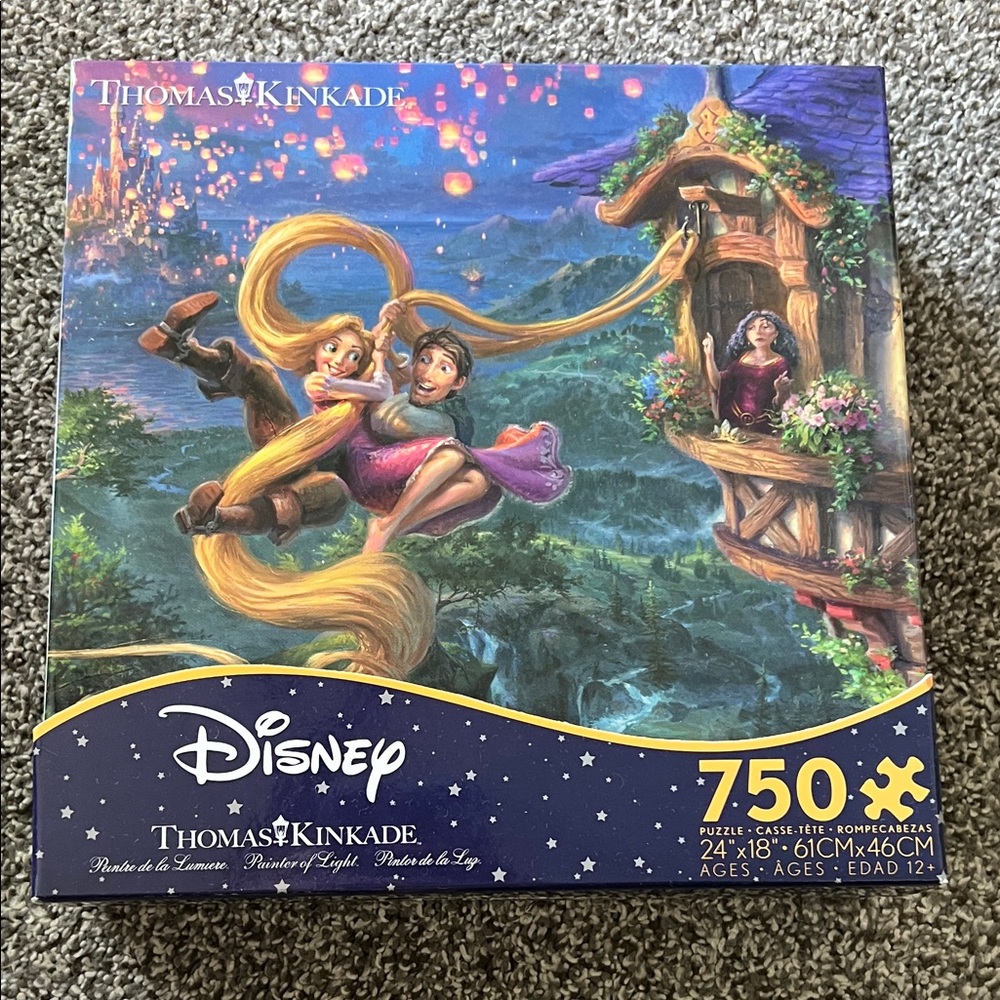 BNWT Disney Thomas Kinkade Tangled Puzzle - 750 Pieces